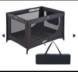 Pamo Babe Portable Crib Baby Playpen with Mattress and Carry Bag