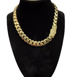 Hollow Cuban Necklace 