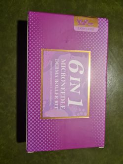 6 In 1 Micro Needle Derma Roller Kit Unopened New In Box