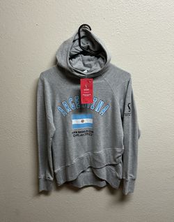 Brand New Argentina 🇦🇷 Long Sleeve Shirt With Hoodie Size Small Female