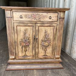 Vintage Wine Storage Bar Cabinet