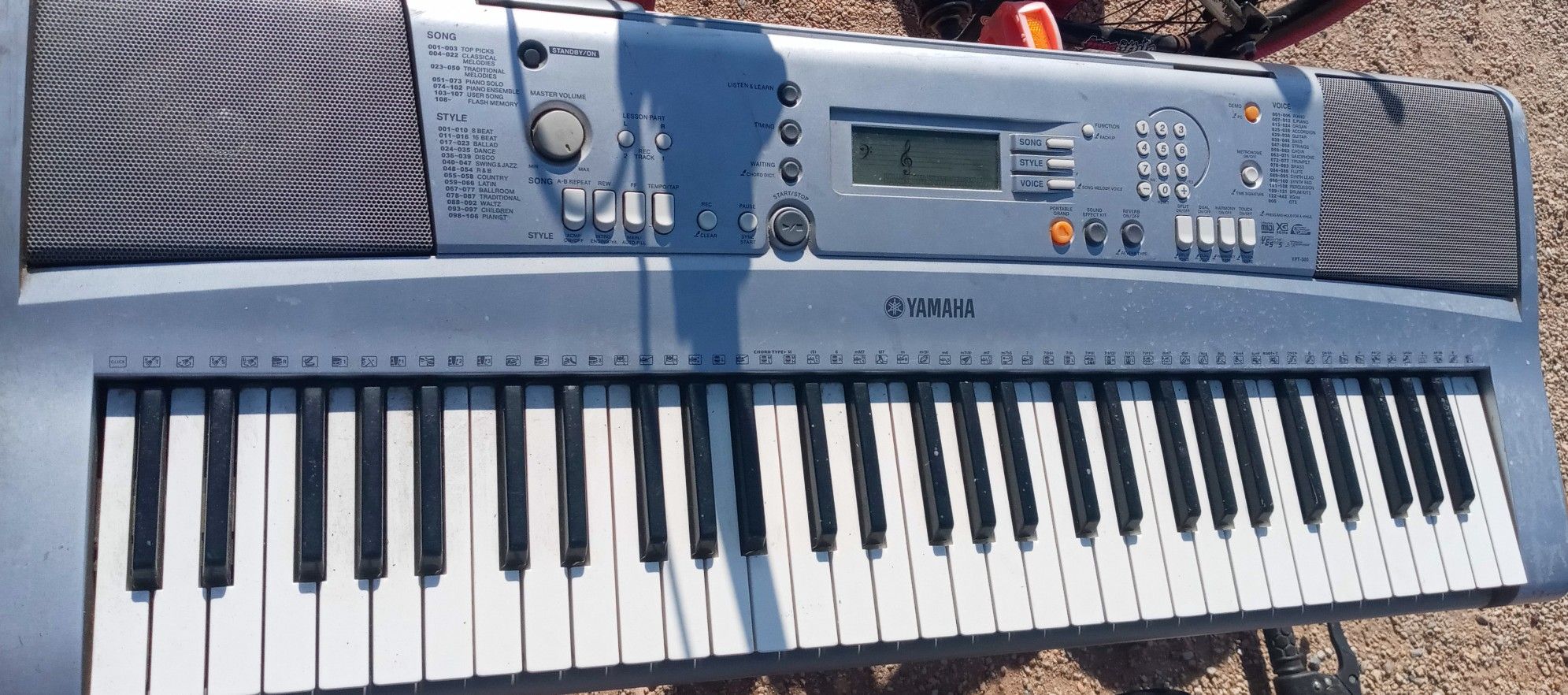 Yamaha PSR-E303 Portable Keyboard, also known as the Yamaha YPT-300