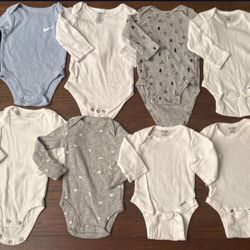  Baby Boy Clothes Size N.B. (newborn) Onesie Bundle (8pcs)