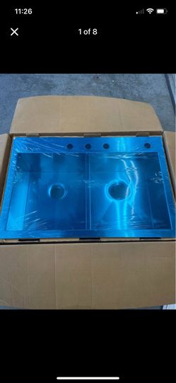 KOHLER 33” stainless steel sink