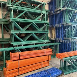 Pallet Racks - Upright, Beams, Wire Decks 