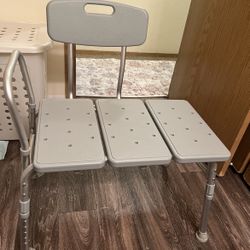 McKesson Transfer Bench Adjustable Height Up To 400 Lbs