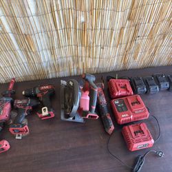 🔧 SKIL Power Tool Bundle – Drills, Sawzall, Circular Saw, Oscillating Tool + Batteries & Chargers