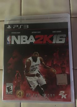 NBA 2k16 PS3 brand new