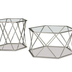 Hexagon End Table and center table