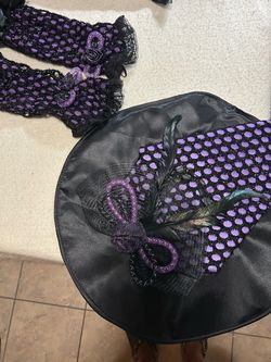Halloween witch hat set