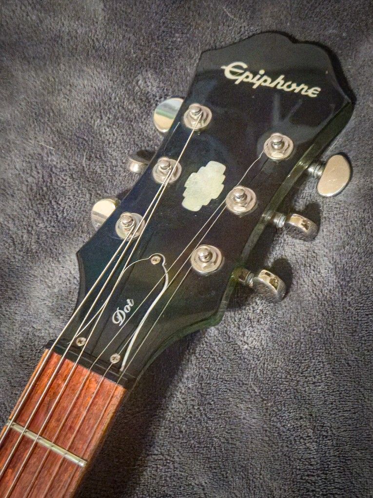 Epiphone 335 Dot AM Aquamarine Burst electric guitar