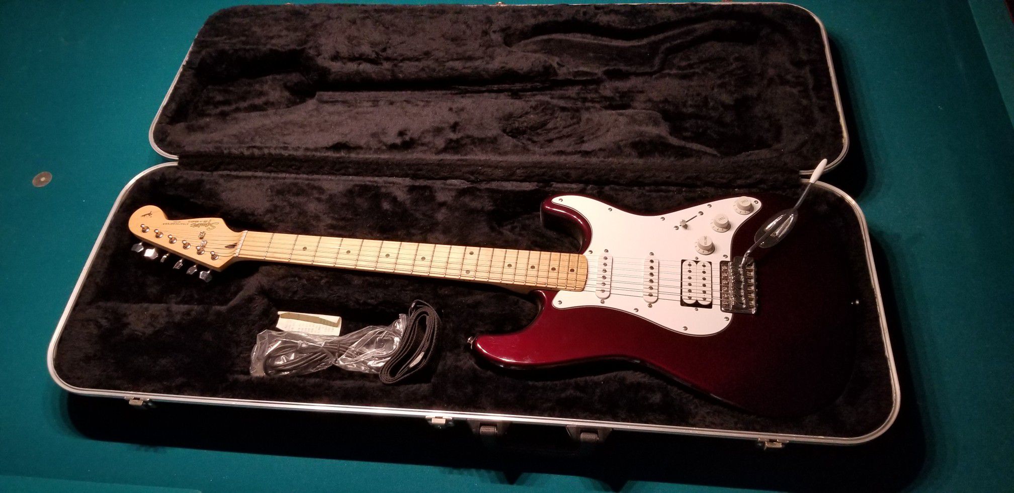1996 Fender Squier Stratocaster (50th Anniversary) with Hard Case