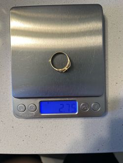 GOLD ,A, INITIAL RING