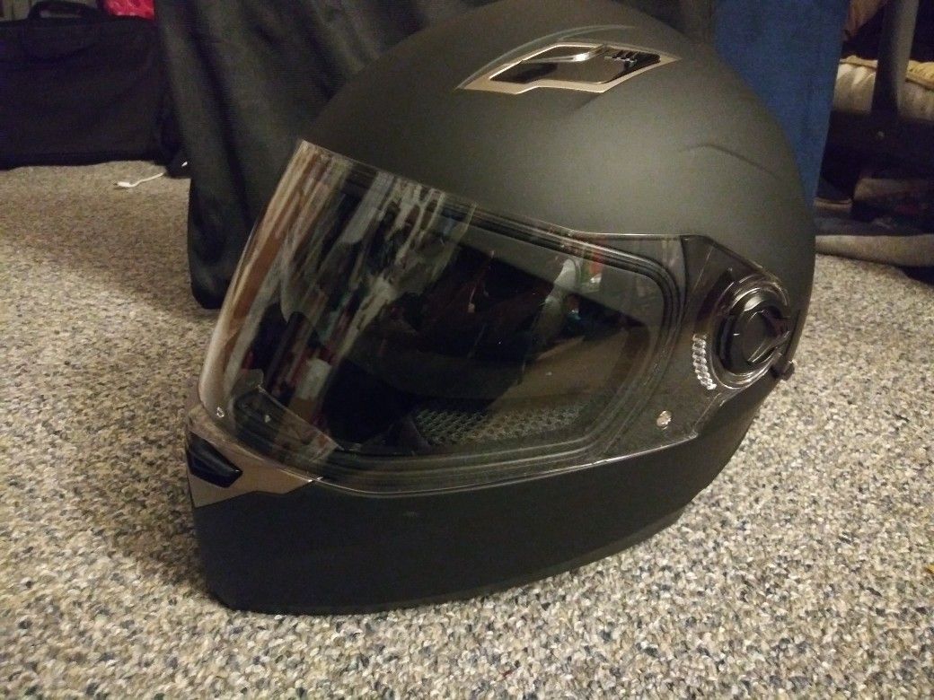 Motorcycle helmet Matte Black