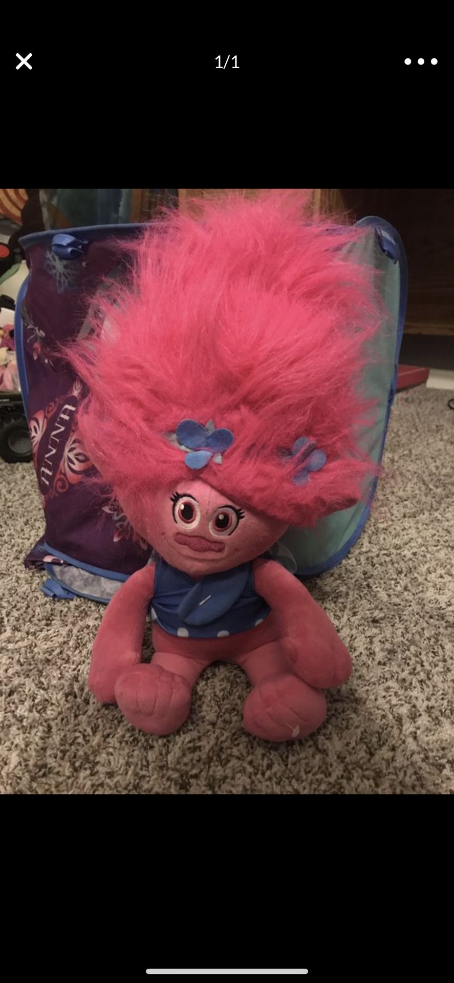 Troll blanket and doll