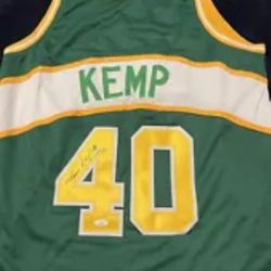 Shawn Kemp Seattle SuperSonics autographed jersey