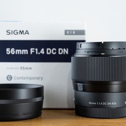 Sigma 56mm F/1.4 For Sony E Mount
