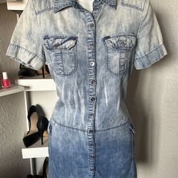 Denim BEBE Dress Size Small