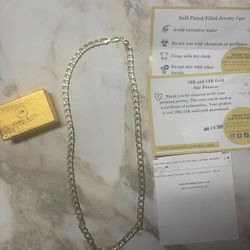 Gold Plated Large Cuban Link Chain