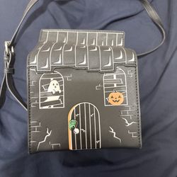 Halloween haunted house purse