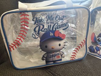 Hello Kitty LA Dodgers Clear Stadium Bag