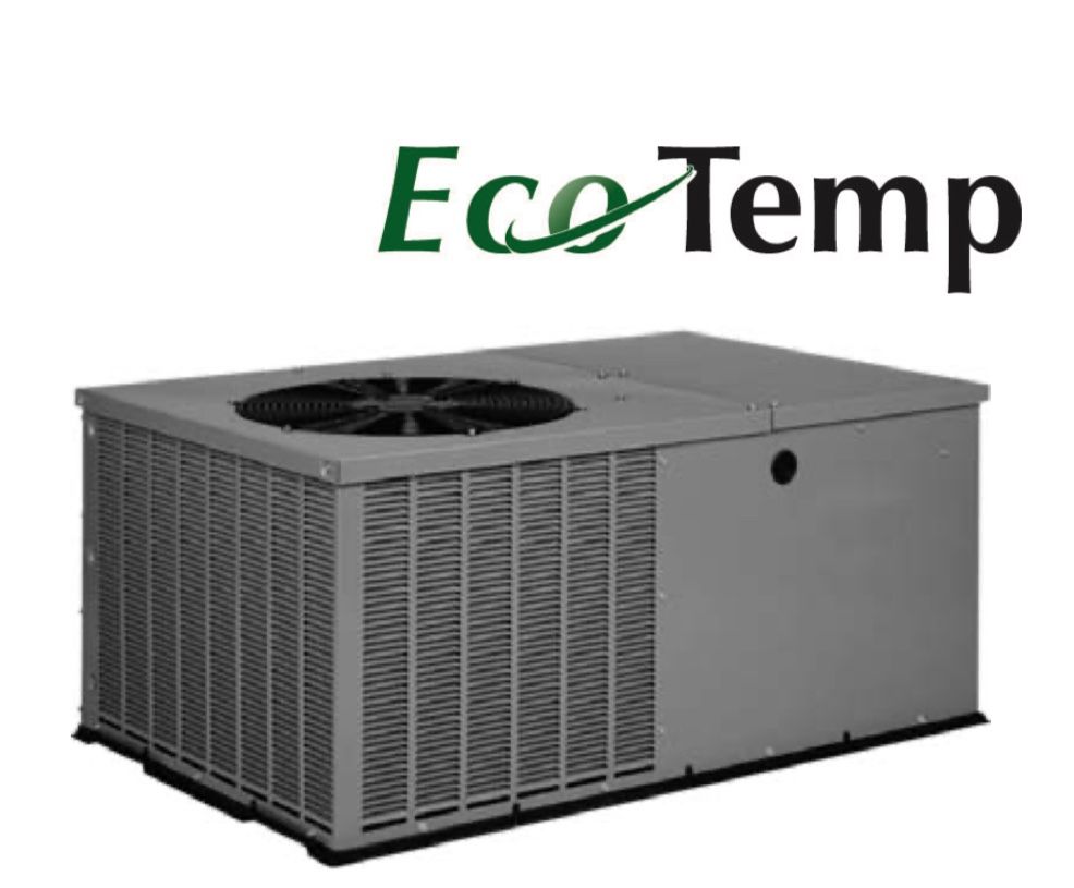 Unit Crane Service // Ton 14 SEER EcoTemp Heat Pump Package