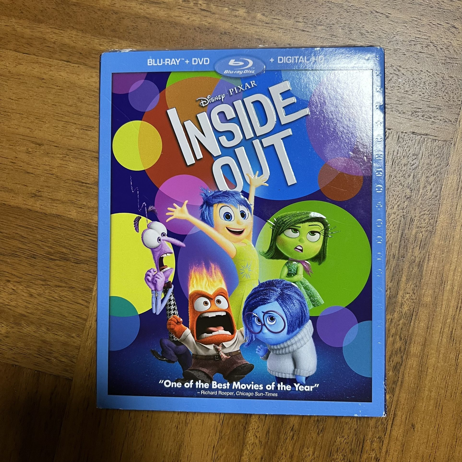Inside Out Disney Pixar Children’s & Kid’s Blu-Ray DVD Movie