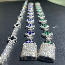 Moissanite Clover Bracelet 