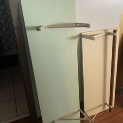 Two Closet Shelves With Hanging Poles