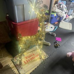 Reindeer Lawn Decor Figure  Christmas 