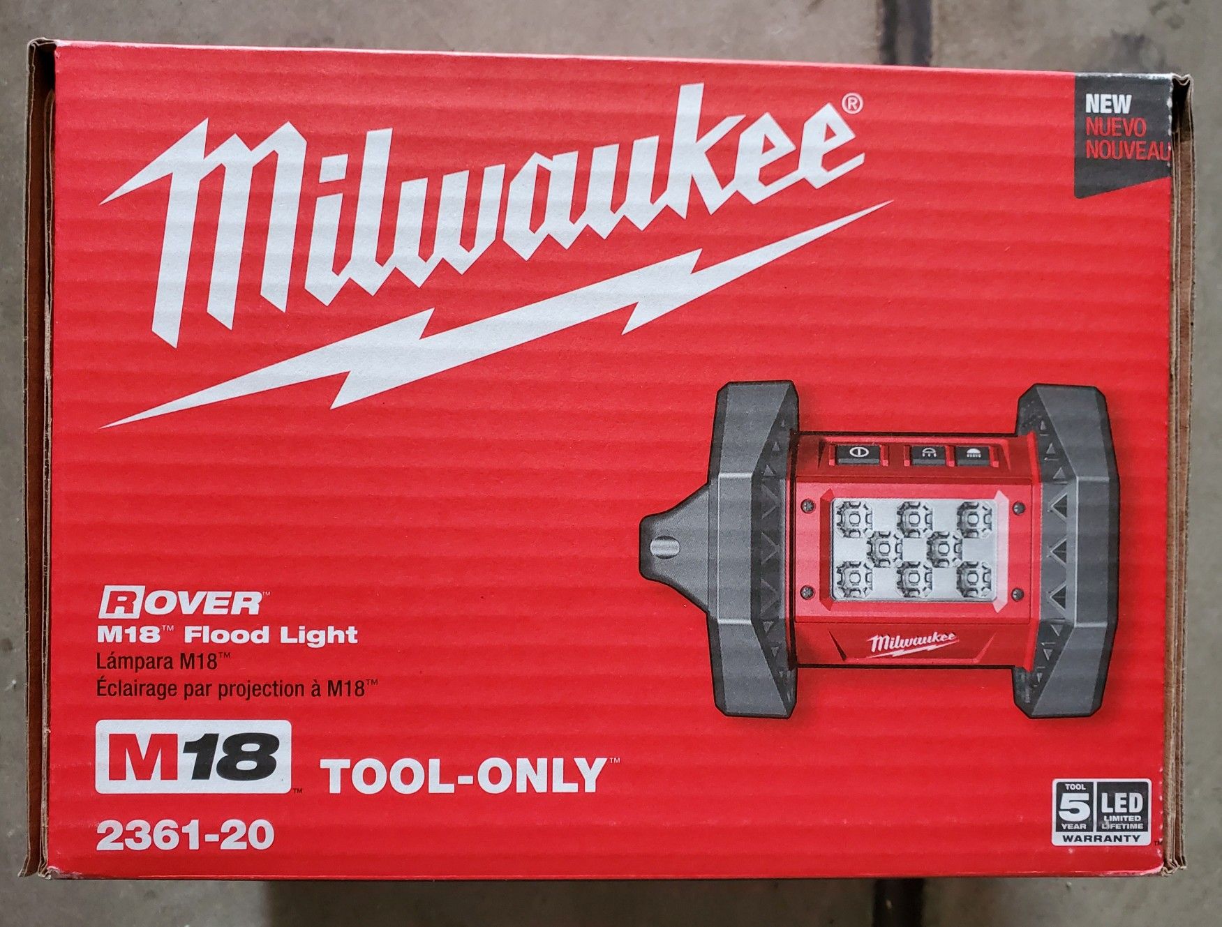 Milwaukee 2361-20 flood light led