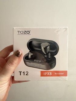 tozo t12 earbuds headphones brand new unopened