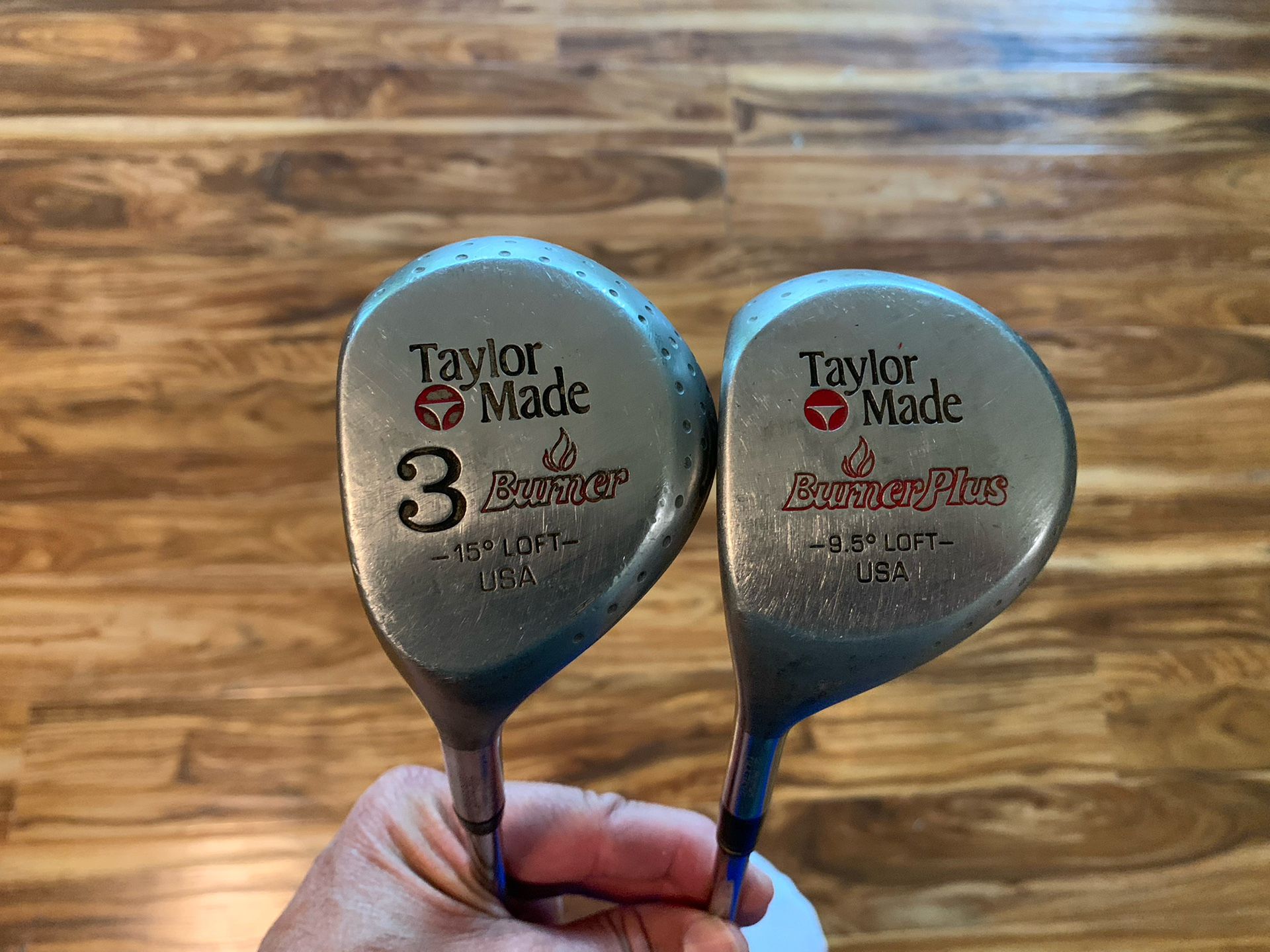 Left-Handed TaylorMade Burner Driver and 3 Wood Golf Clubs