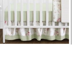 Riley's Roses Floral Baby Bedding 11pc Crib Set