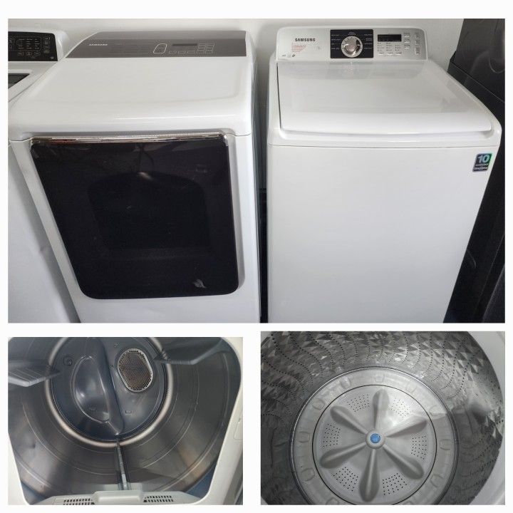 Samsung Washer & Dryer for Sale (Both Work Great)Comes w/Warranty Financing Available