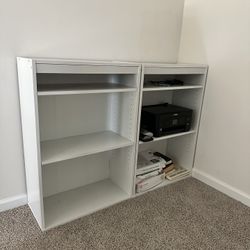 36in Bookshelves (2) - White