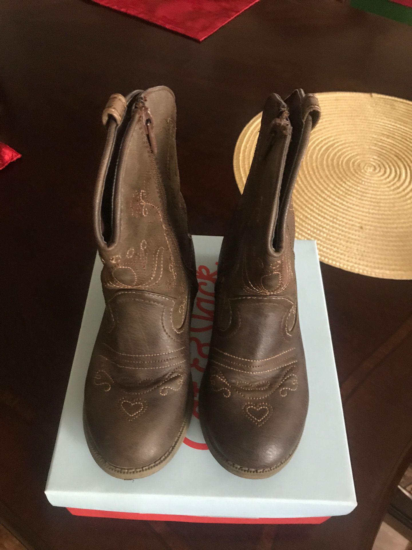 Cat & Jack girls cowboy boots, size 12