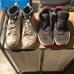  Old Jordan Shoes And Lebrons