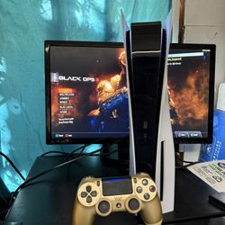 Disc PS5 Almos New With Games On It