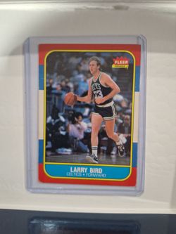 1986 Fleer Premier Larry Bird Basketball Card