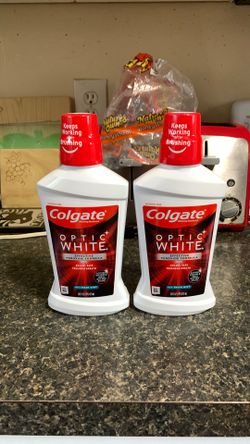 Colgate Optic White Mouthwash-2 Items!($11.28+ Value)