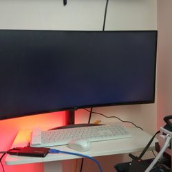 LG - 34"" WQHD 100HZ 5MS SMART MONITOR WITH HDR10 AND SMART REMOTE CONTROL 