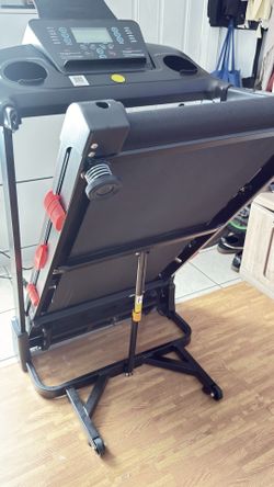 Treadmills for Home, Auto Incline, 0.5-10 MPH, 18" Belt, 3 HP, 350lb Capacity, Foldable, Bluetooth App