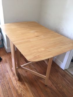 Table with three shapes