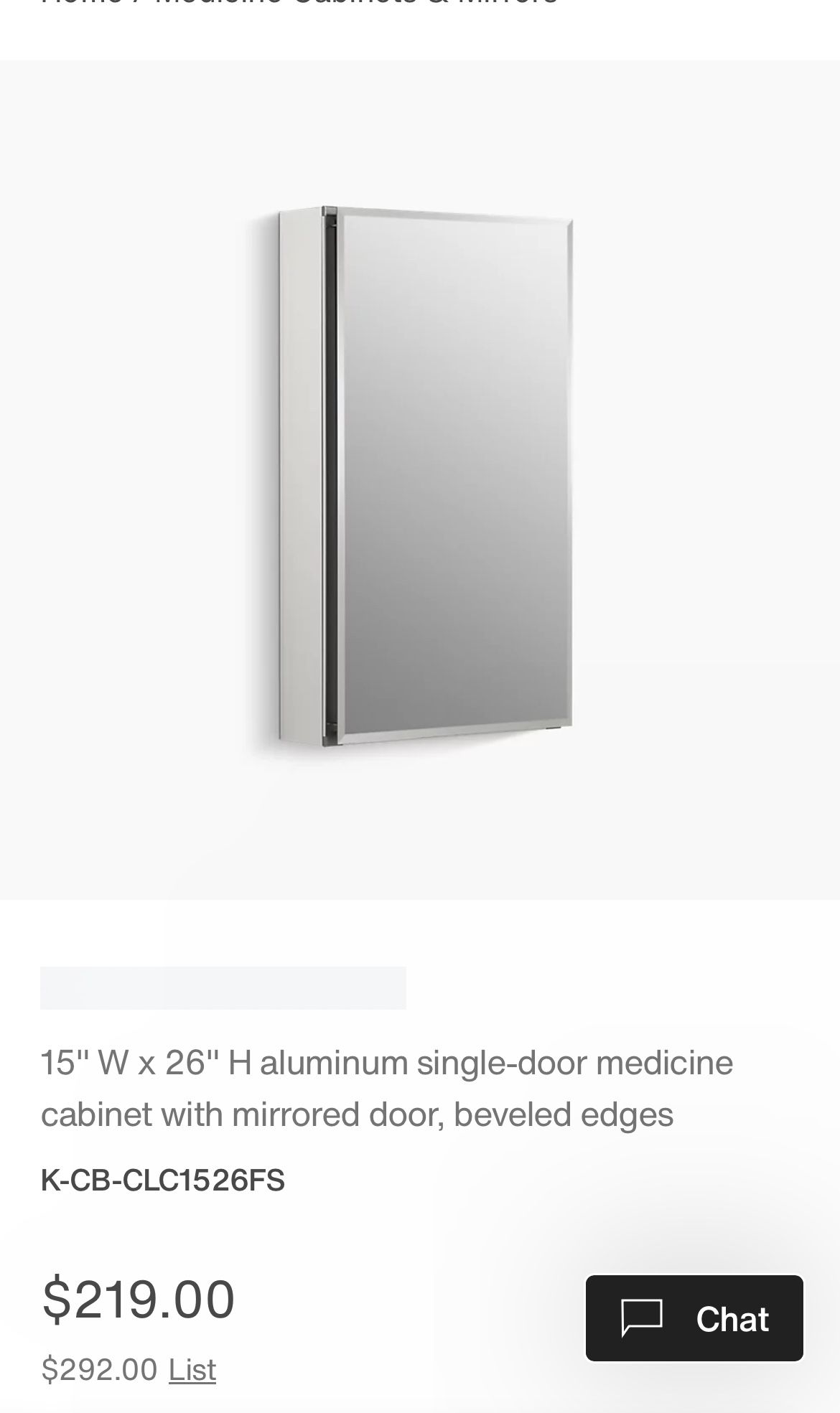 Kohler On Wall Mirror For Bathroom 