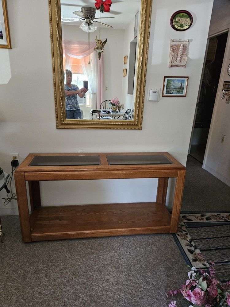 Glass Console Table