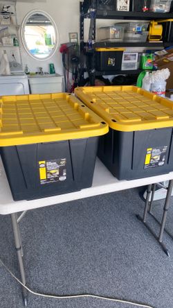 (2) 27 Gallon Bins