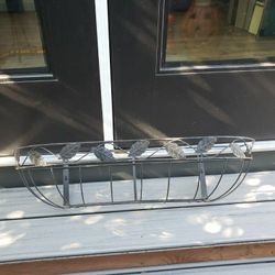 Black Leaf  Window Planter