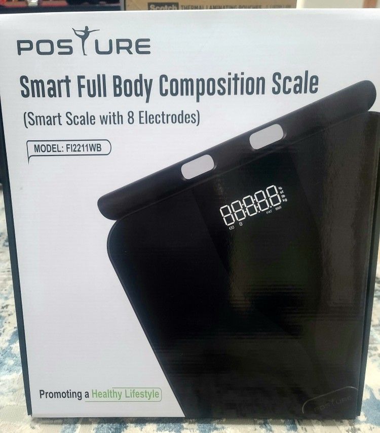 Digital Bathroom Scale for Body Weight, Body Fat, BMI 28 Measurements