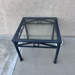 Black Wrought Iron table 